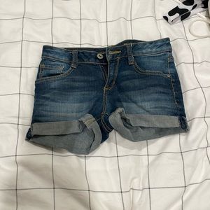 Blue jeans shorts